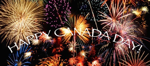 Happy Canada Day Fireworks