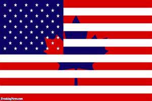 Canadian-American flag?